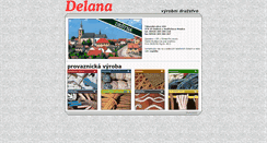 Desktop Screenshot of delana.destna.cz