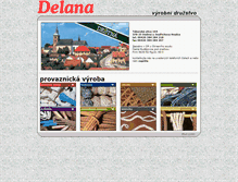 Tablet Screenshot of delana.destna.cz