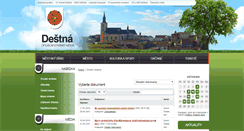 Desktop Screenshot of destna.cz